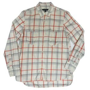 Banana Republic Women's Lg. Sleeve Button-up Shirt, Multicolor Plaid, Size Small